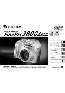 Fujifilm FinePix 2800 manual. Camera Instructions.